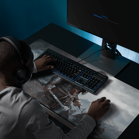 Tapis de Souris Gamer Guerrier Valhalla - La Planète Gaming