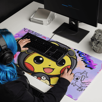Tapis De Souris Gamer Kawaii Électrique - La Planète Gaming