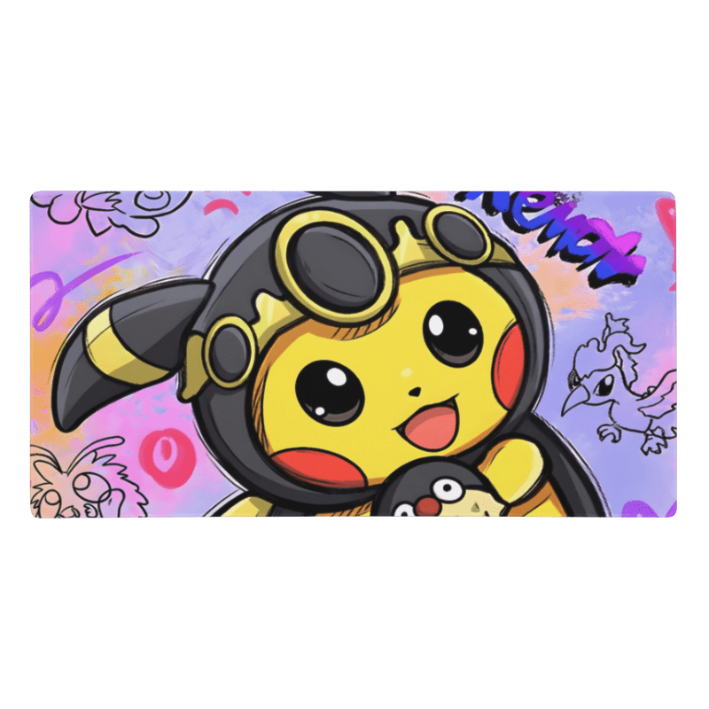 Tapis De Souris Gamer Kawaii Électrique - La Planète Gaming