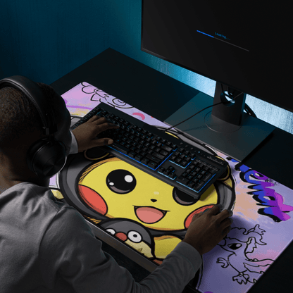 Tapis De Souris Gamer Kawaii Électrique - La Planète Gaming