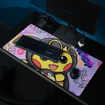 Tapis De Souris Gamer Kawaii Électrique - La Planète Gaming
