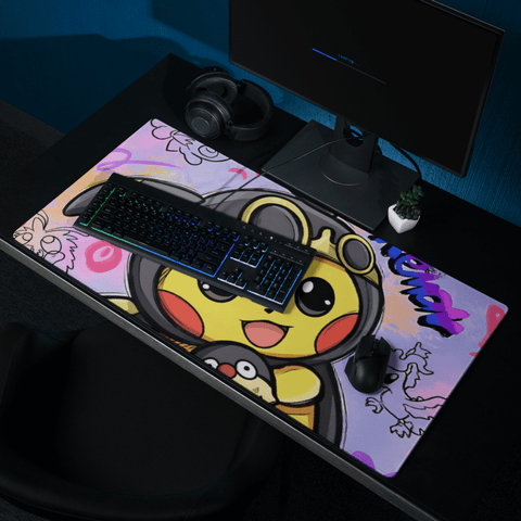 Tapis De Souris Gamer Kawaii Électrique - La Planète Gaming