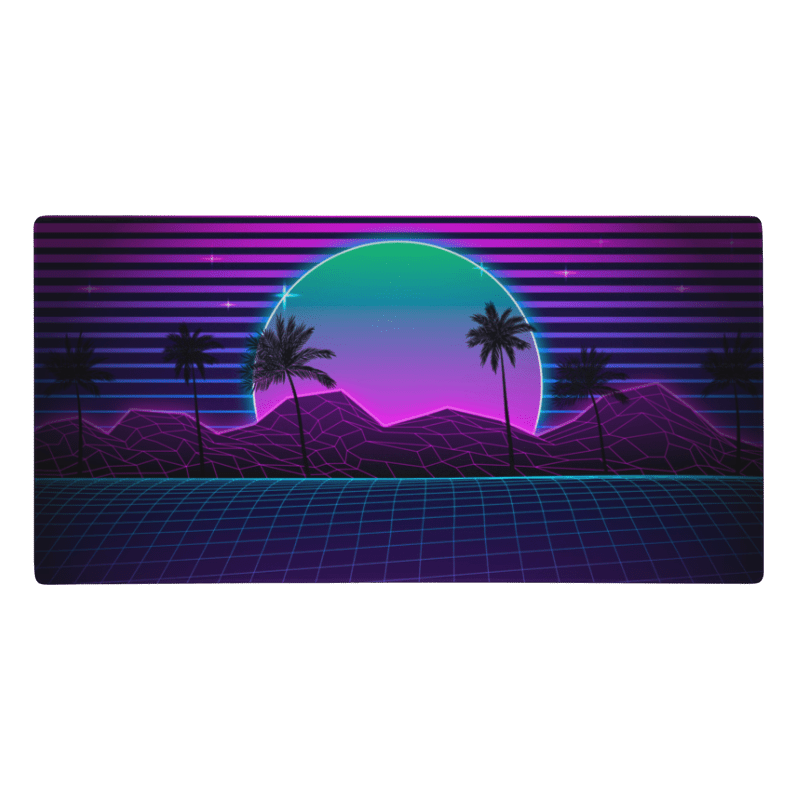 Tapis De Souris Gamer Néon Tropical - La Planète Gaming