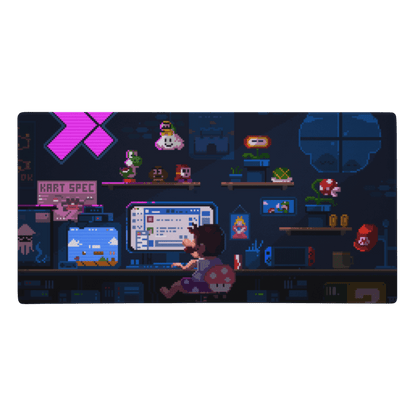 Tapis De Souris Gamer Pixel Art Rétro - La Planète Gaming