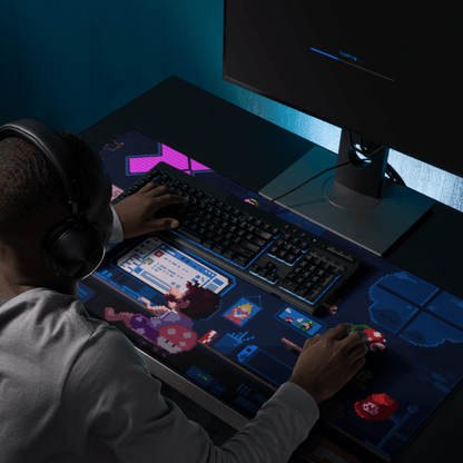 Tapis De Souris Gamer Pixel Art Rétro - La Planète Gaming