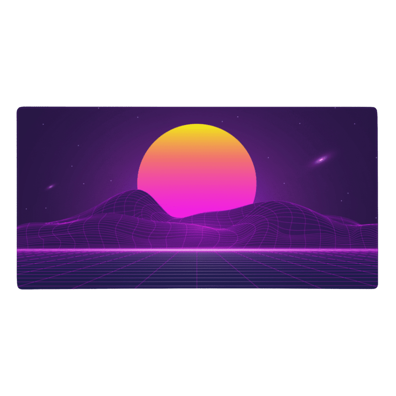 Tapis De Souris Gamer Soleil Néon - La Planète Gaming