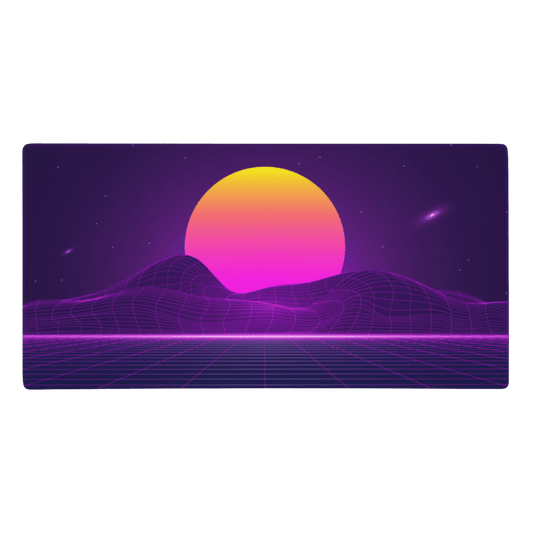 Tapis De Souris Gamer Soleil Néon - La Planète Gaming