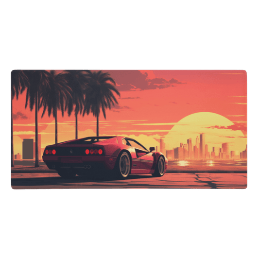 Tapis De Souris Gamer Sunset Racer - La Planète Gaming