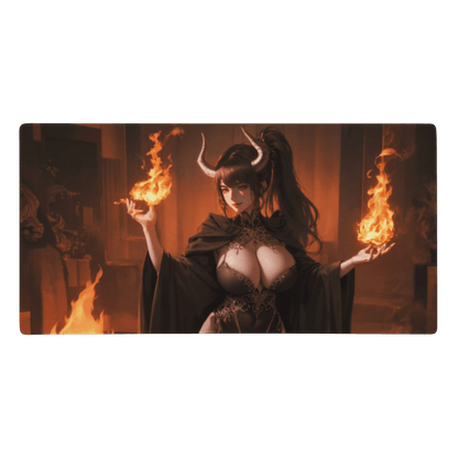 Tapis De Souris Hentai Flammes Mystiques - La Planète Gaming