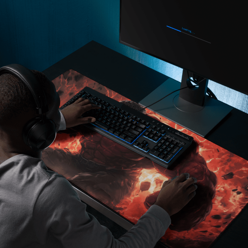 Tapis De Souris Hulk Rouge - La Planète Gaming