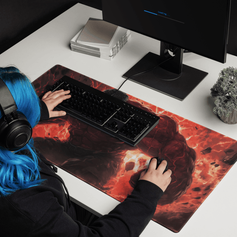 Tapis De Souris Hulk Rouge - La Planète Gaming