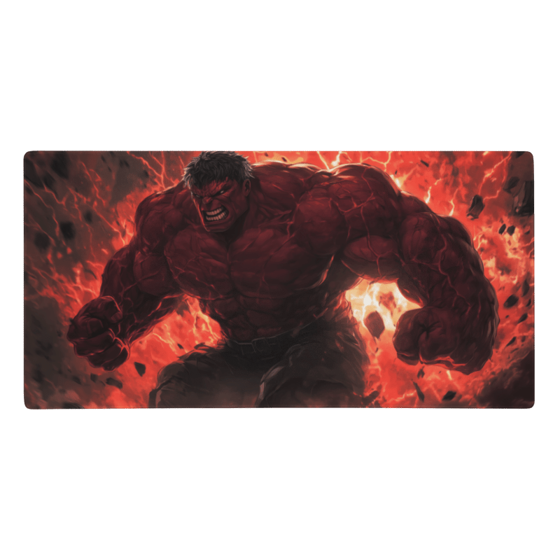 Tapis De Souris Hulk Rouge - La Planète Gaming