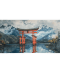 Tapis De Souris Japonais Aquarelle Torii - La Planète Gaming