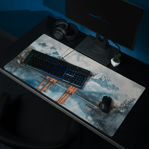 Tapis De Souris Japonais Aquarelle Torii - La Planète Gaming