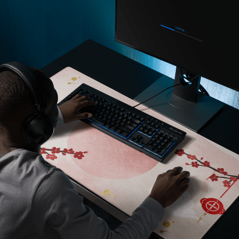 Tapis De Souris Japonais Branches Sakura - La Planète Gaming