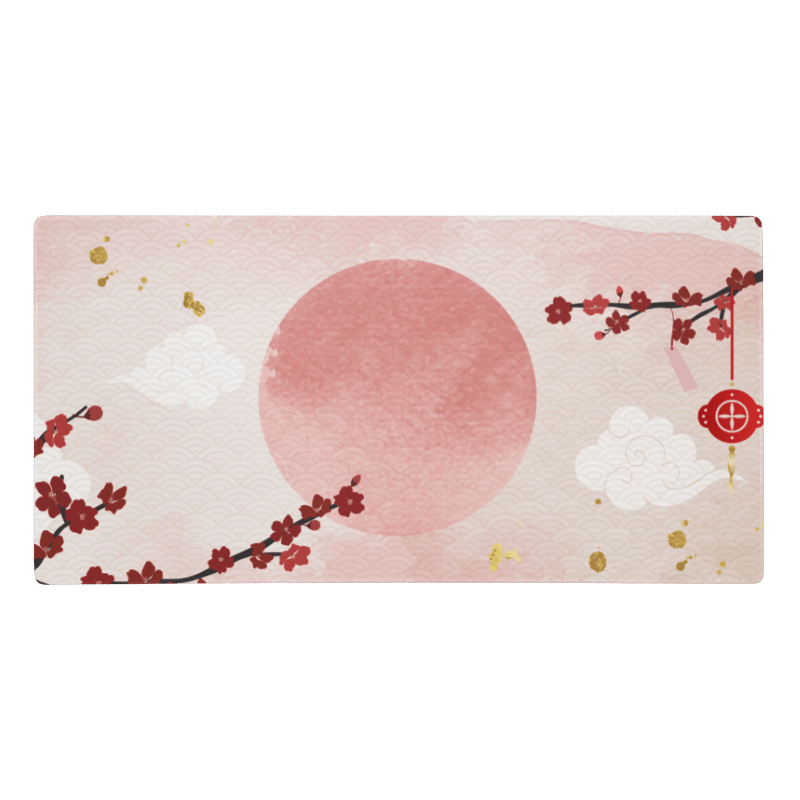 Tapis De Souris Japonais Branches Sakura - La Planète Gaming