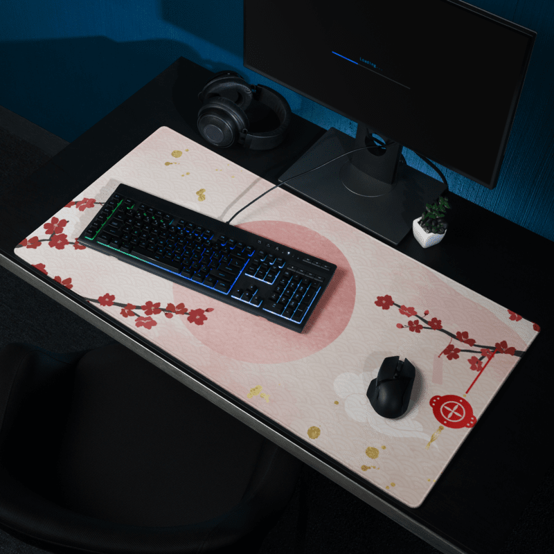 Tapis De Souris Japonais Branches Sakura - La Planète Gaming