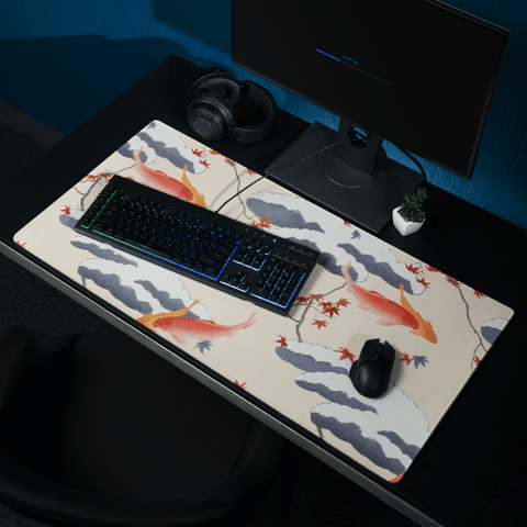 Tapis De Souris Japonais Carpes Koï Traditionnel - La Planète Gaming
