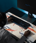 Tapis De Souris Japonais Carpes Koï Traditionnel - La Planète Gaming