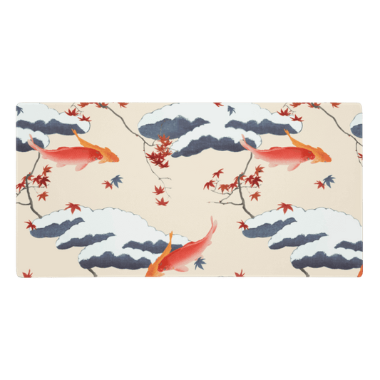 Tapis De Souris Japonais Carpes Koï Traditionnel - La Planète Gaming