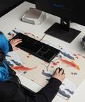 Tapis De Souris Japonais Carpes Koï Traditionnel - La Planète Gaming