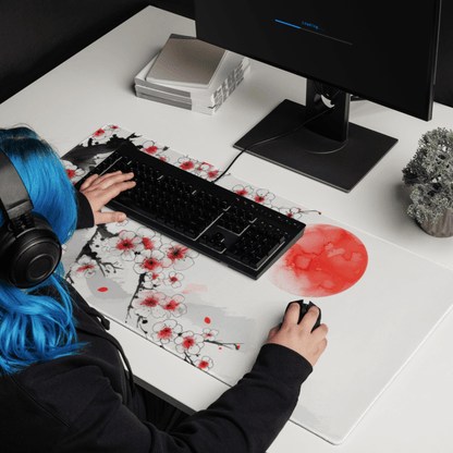 Tapis de Souris Japonais Cerisiers - La Planète Gaming