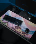 Tapis De Souris Japonais Cerisiers Village Traditionnel - La Planète Gaming