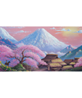 Tapis De Souris Japonais Cerisiers Village Traditionnel - La Planète Gaming