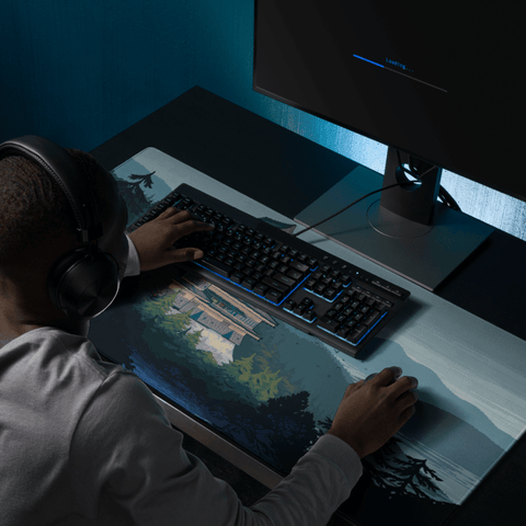 Tapis De Souris Japonais Château Samouraï Pixel - La Planète Gaming