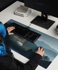 Tapis De Souris Japonais Château Samouraï Pixel - La Planète Gaming