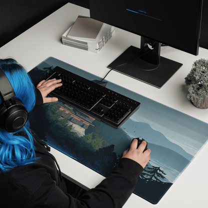 Tapis De Souris Japonais Château Samouraï Pixel - La Planète Gaming