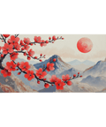 Tapis De Souris Japonais Fleurs De Cerisier Rouge - La Planète Gaming