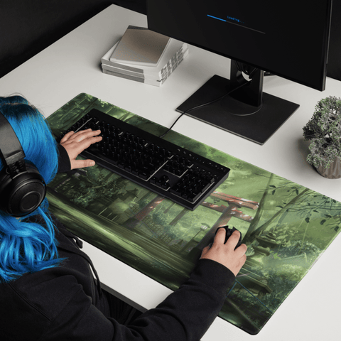 Tapis De Souris Japonais Forêt Zen Traditionnelle - La Planète Gaming