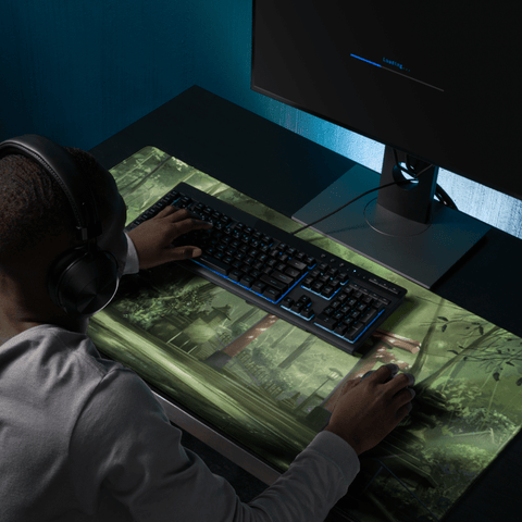 Tapis De Souris Japonais Forêt Zen Traditionnelle - La Planète Gaming