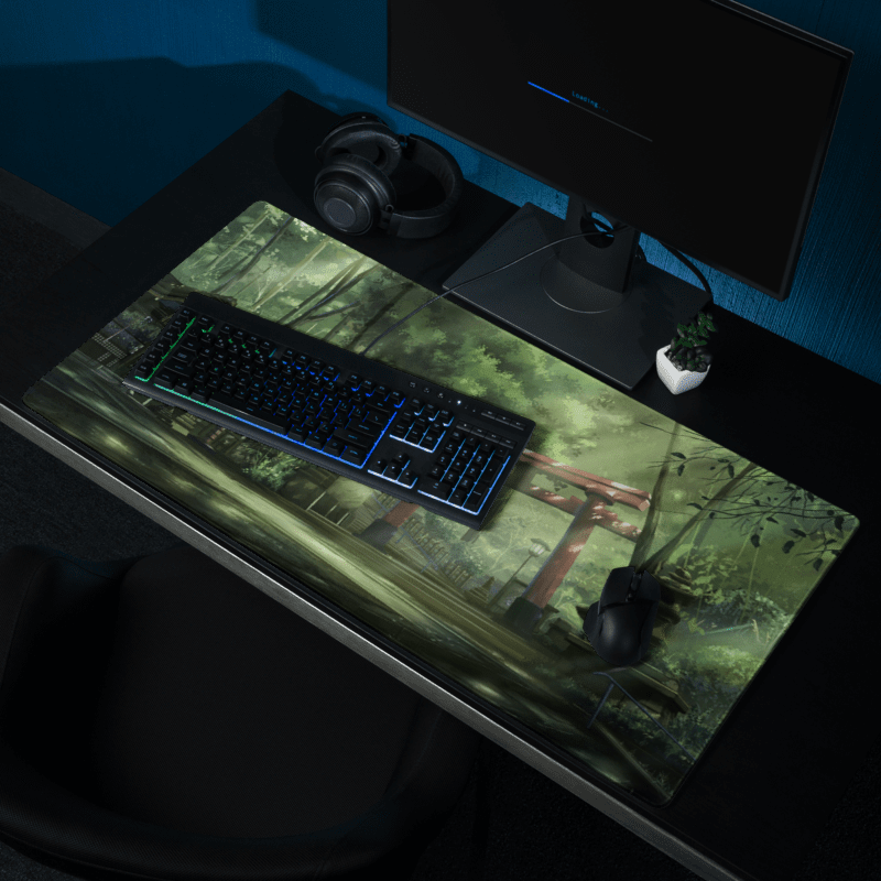 Tapis De Souris Japonais Forêt Zen Traditionnelle - La Planète Gaming
