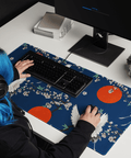 Tapis De Souris Japonais Grues Blanches - La Planète Gaming