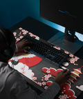 Tapis De Souris Japonais Grues Sakura - La Planète Gaming