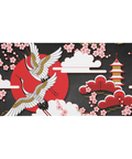 Tapis De Souris Japonais Grues Sakura - La Planète Gaming