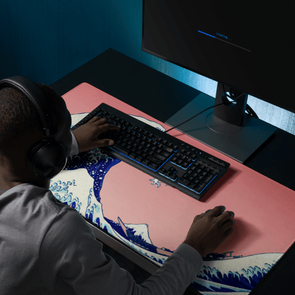 Tapis De Souris Japonais La Grande Vague - La Planète Gaming