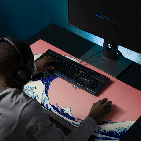 Tapis De Souris Japonais La Grande Vague - La Planète Gaming