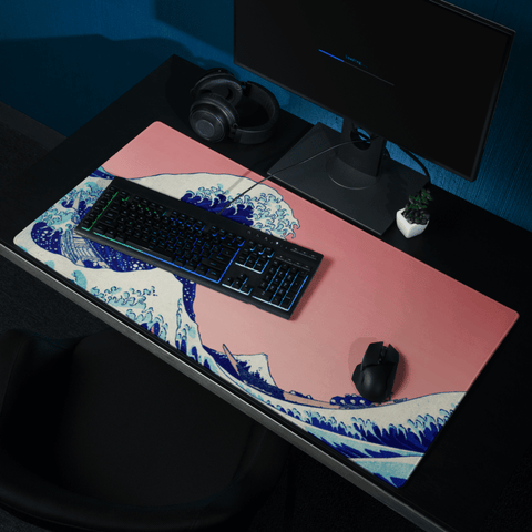 Tapis De Souris Japonais La Grande Vague - La Planète Gaming