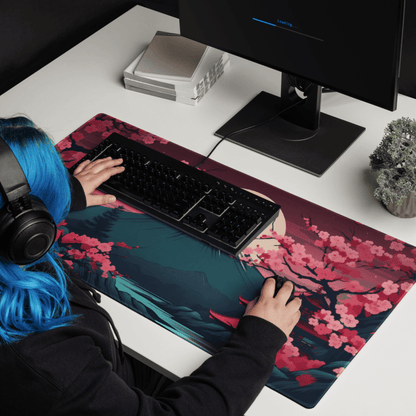 Tapis De Souris Japonais Mont Fuji Nuit Mystique - La Planète Gaming