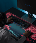 Tapis De Souris Japonais Mont Fuji Nuit Mystique - La Planète Gaming