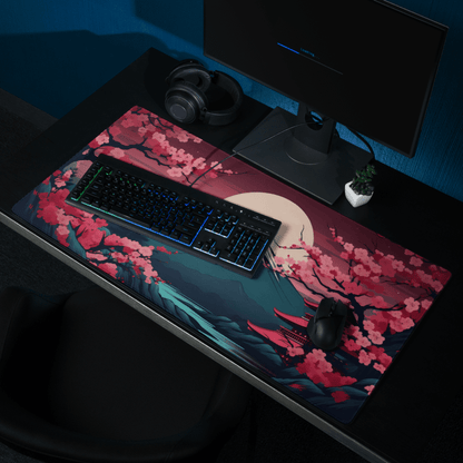 Tapis De Souris Japonais Mont Fuji Nuit Mystique - La Planète Gaming