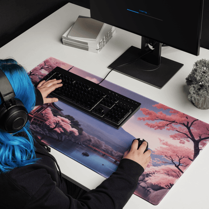 Tapis de Souris Japonais Mont Fuji Pagode - La Planète Gaming