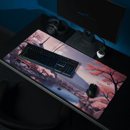 Tapis de Souris Japonais Mont Fuji Pagode - La Planète Gaming
