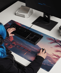 Tapis de Souris Japonais Mont Fuji Pont Illuminé - La Planète Gaming