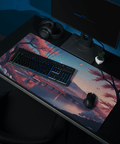 Tapis de Souris Japonais Mont Fuji Pont Illuminé - La Planète Gaming