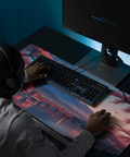 Tapis de Souris Japonais Mont Fuji Pont Illuminé - La Planète Gaming