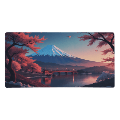 Tapis de Souris Japonais Mont Fuji Pont Illuminé - La Planète Gaming